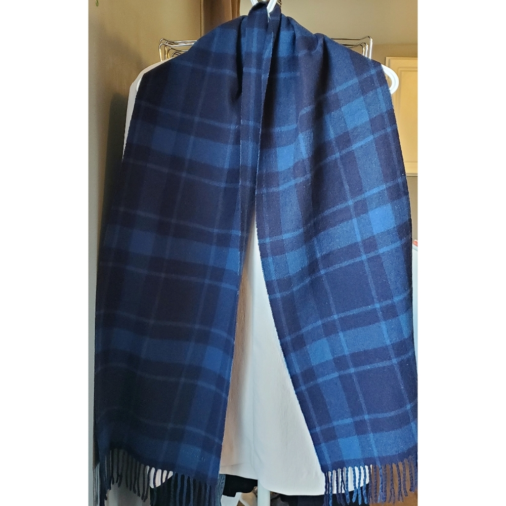 Coach Classic Plaid Wool/Cashmere Scarf - Picture 1 of 7